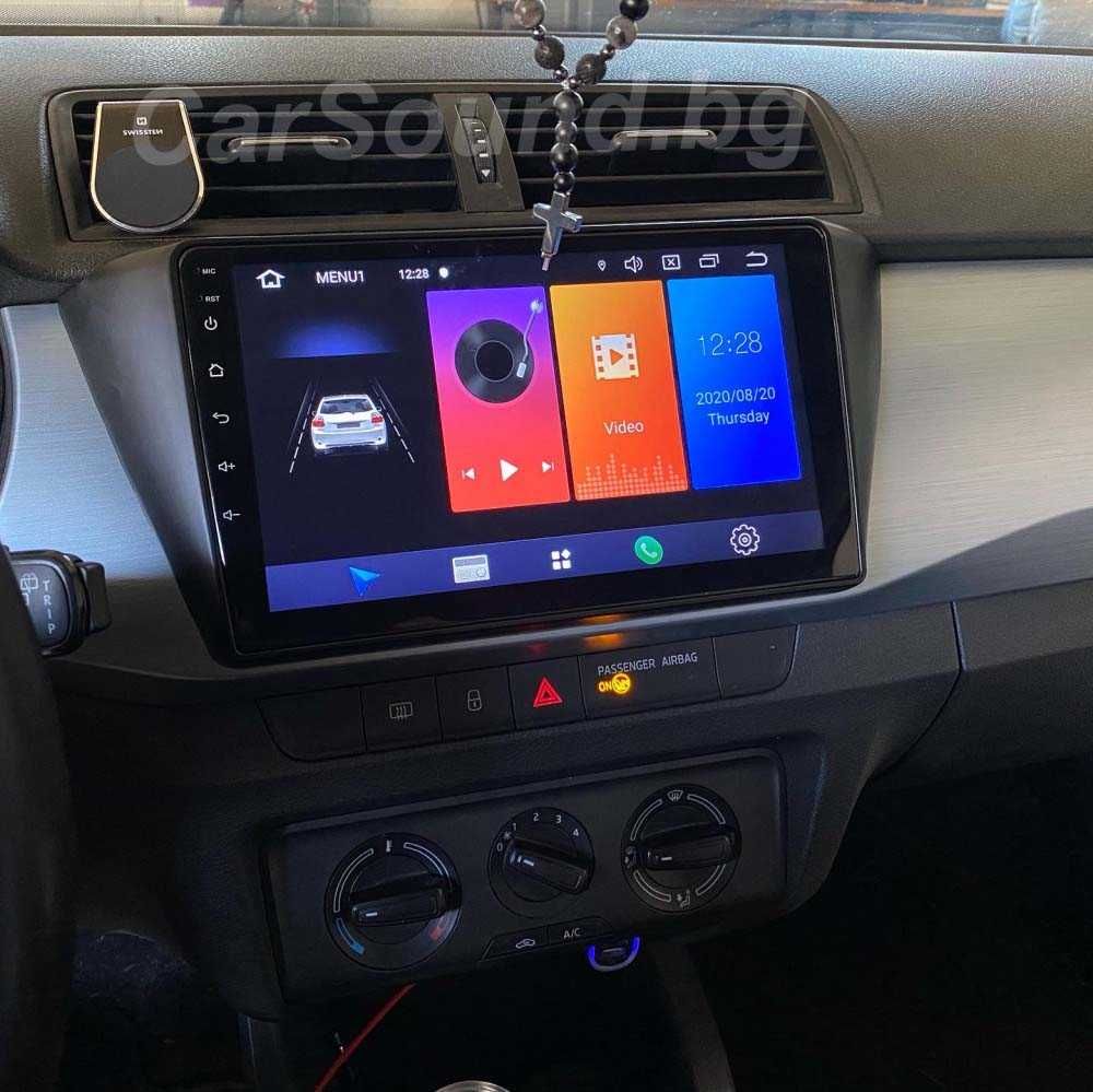 Skoda Fabia 3 - 9" Android 14 Мултимедия Шкода Фабиа Навигация Андроид