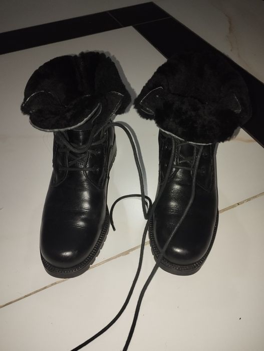 Ботинки кожанные