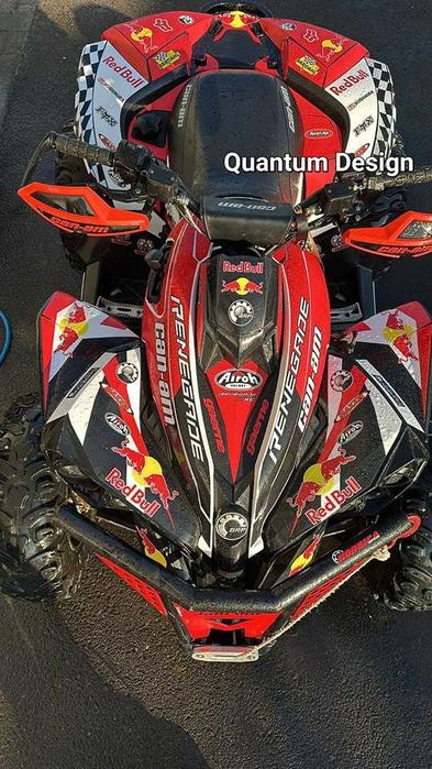 Autcocolant sticker atv can am renegade. Grafica colant kit  atv