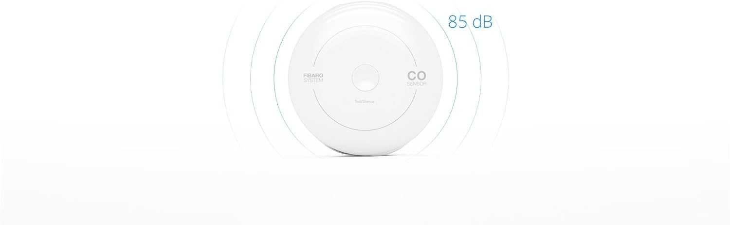 Senzor gaz Fibaro iOS Bluetooth, monoxid de carbon și temperatură. Nou