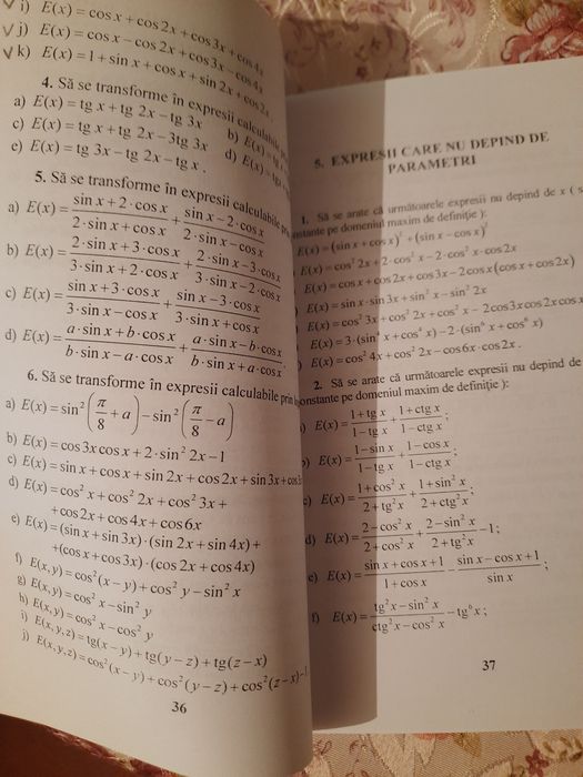 Culegere de probleme de trigonometrie pentru clasele IX-X