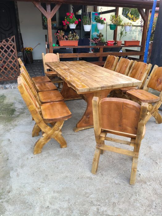 Mese rustice de gradina