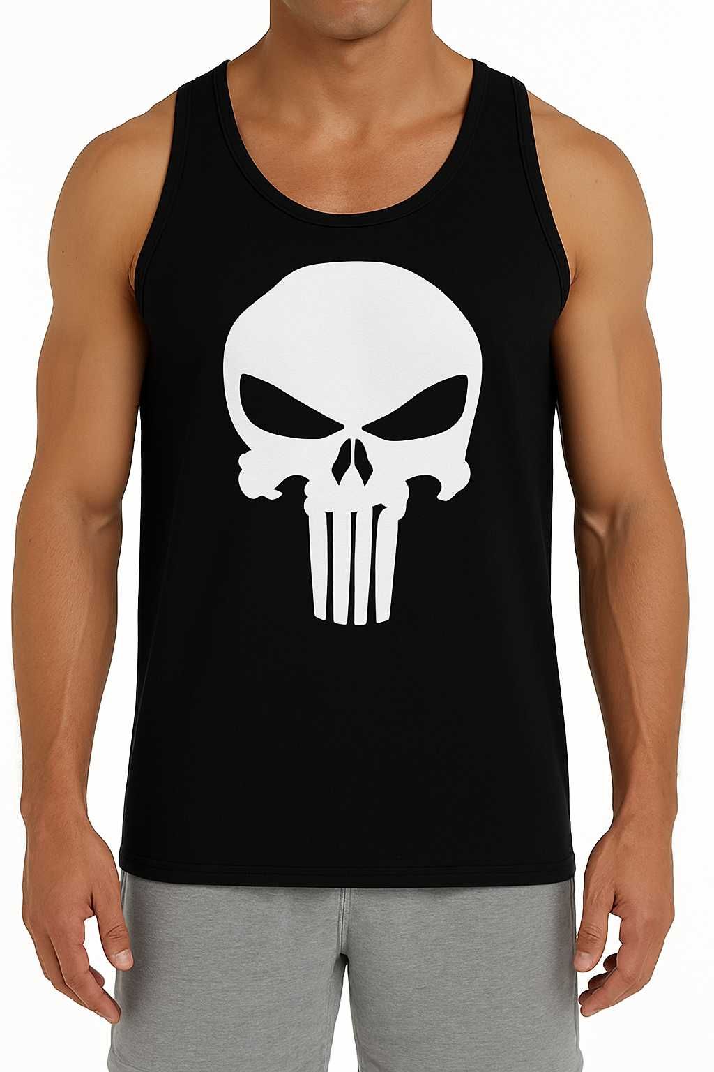 NEW! Мъжки FITNESS потници PUNISHER & JUST DO IT! Или с ТВОЯ идея!