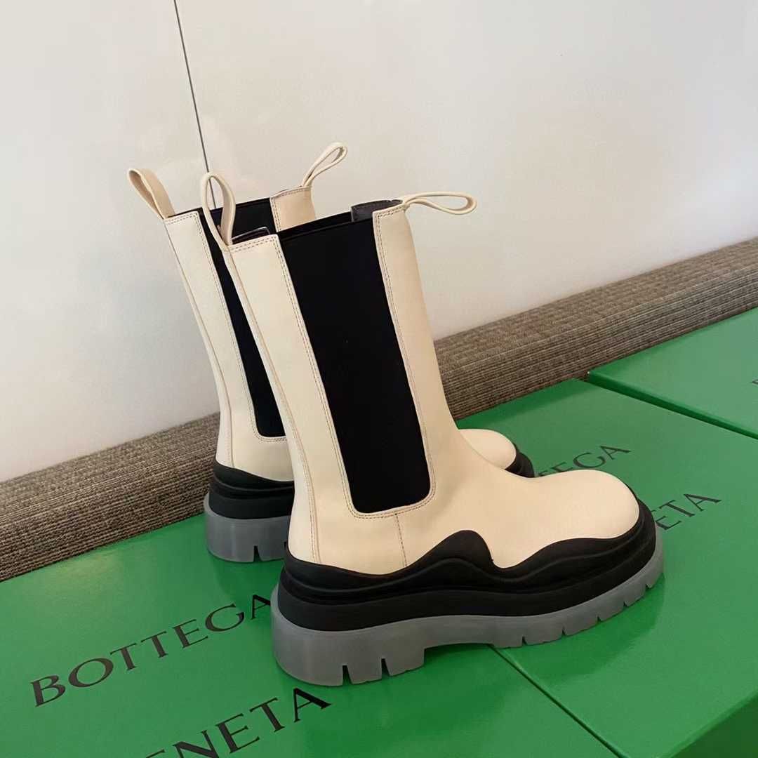 Bottega Veneta Pantofi pentru femei Cizme scurte botine din piele 6351