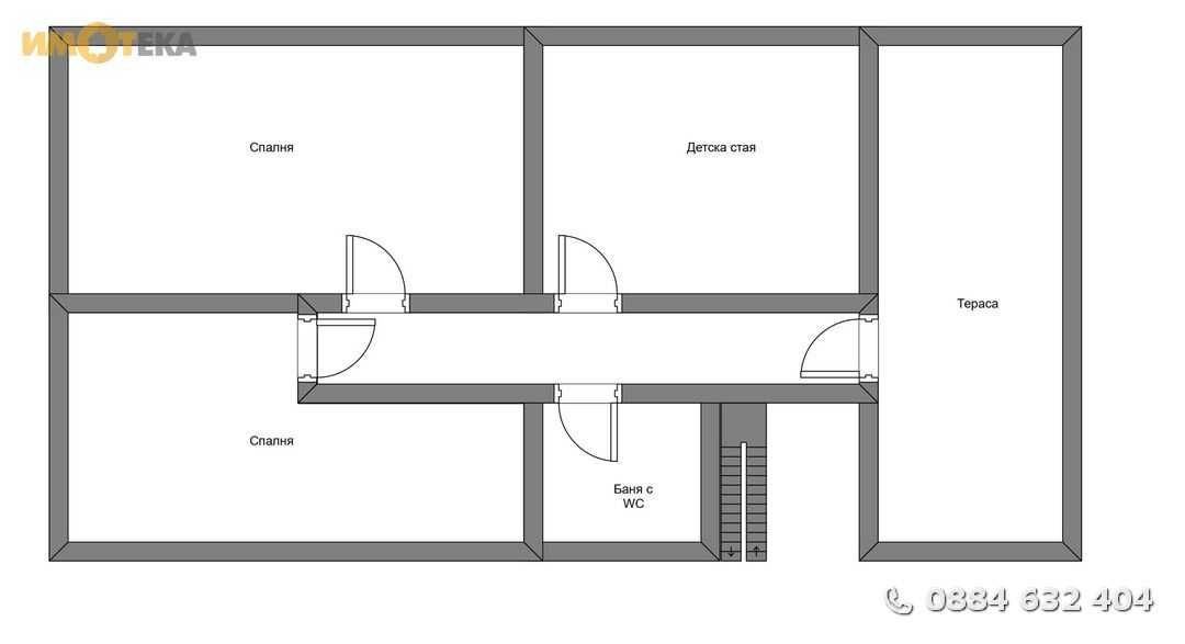 Продава се Къща в с. Вакарел, Област София-област - 287 кв.м за 1290 €/кв.м - Снимка #10