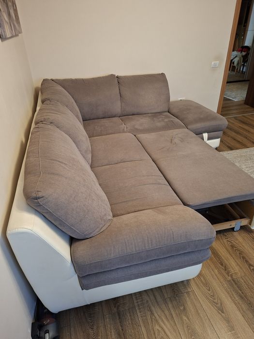 Coltar extensibil 260x225x88cm cu depozitare