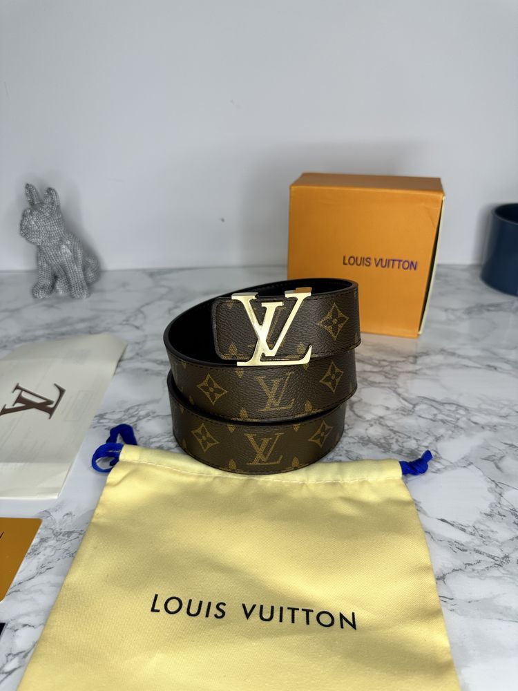 Curea Louis Vuitton piele canvas 100% cutie inclusă cadou