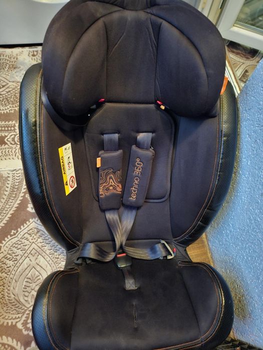 CHIPOLINO Стол за кола 0-36 кг. ТЕХНО ISOFIX 360°