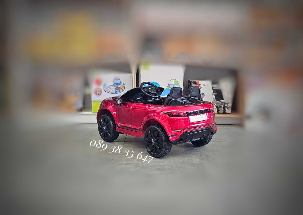 ТОП ЦЕНА!НОВО!Акумулаторен джип RANGE ROVER EVOQUE с 4Х4,12V,меки гуми
