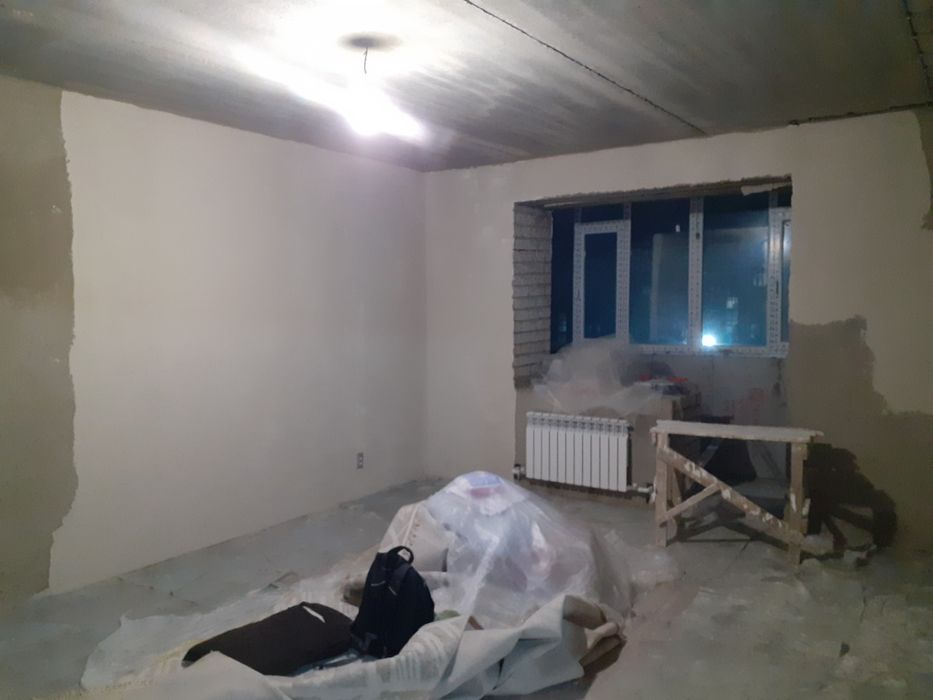 Шпаклёвка стен грунтовка ротбонд глад финиш обои