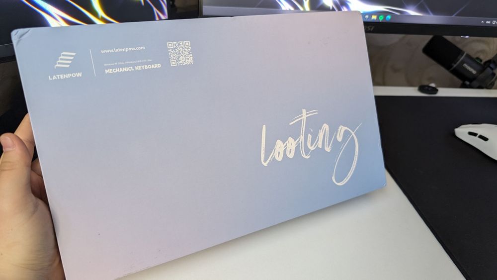 клавиатура игровая магнитная Latenpow Looting66 белая