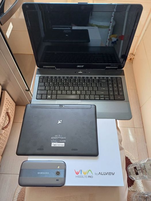 Vind laptop Acer, tabletă ALLVIEV., H1003LTE. Pro și telefon Samsung