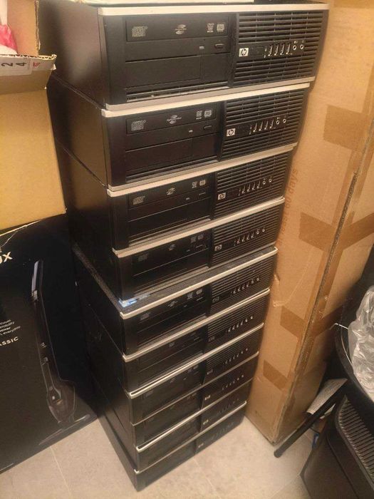 10 бр. компютри HP Compaq Elite 8000SFF 3.0 Ghz 4Gb RAM 250 Gb HDD