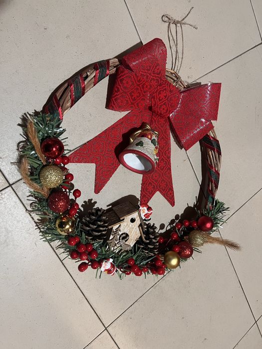 Decoratiuni Craciun , coronita Craciun , hand-made