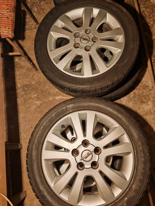 Jante Opel 5x110 r16 6j et49 cu anvelope  montate și echilibrate