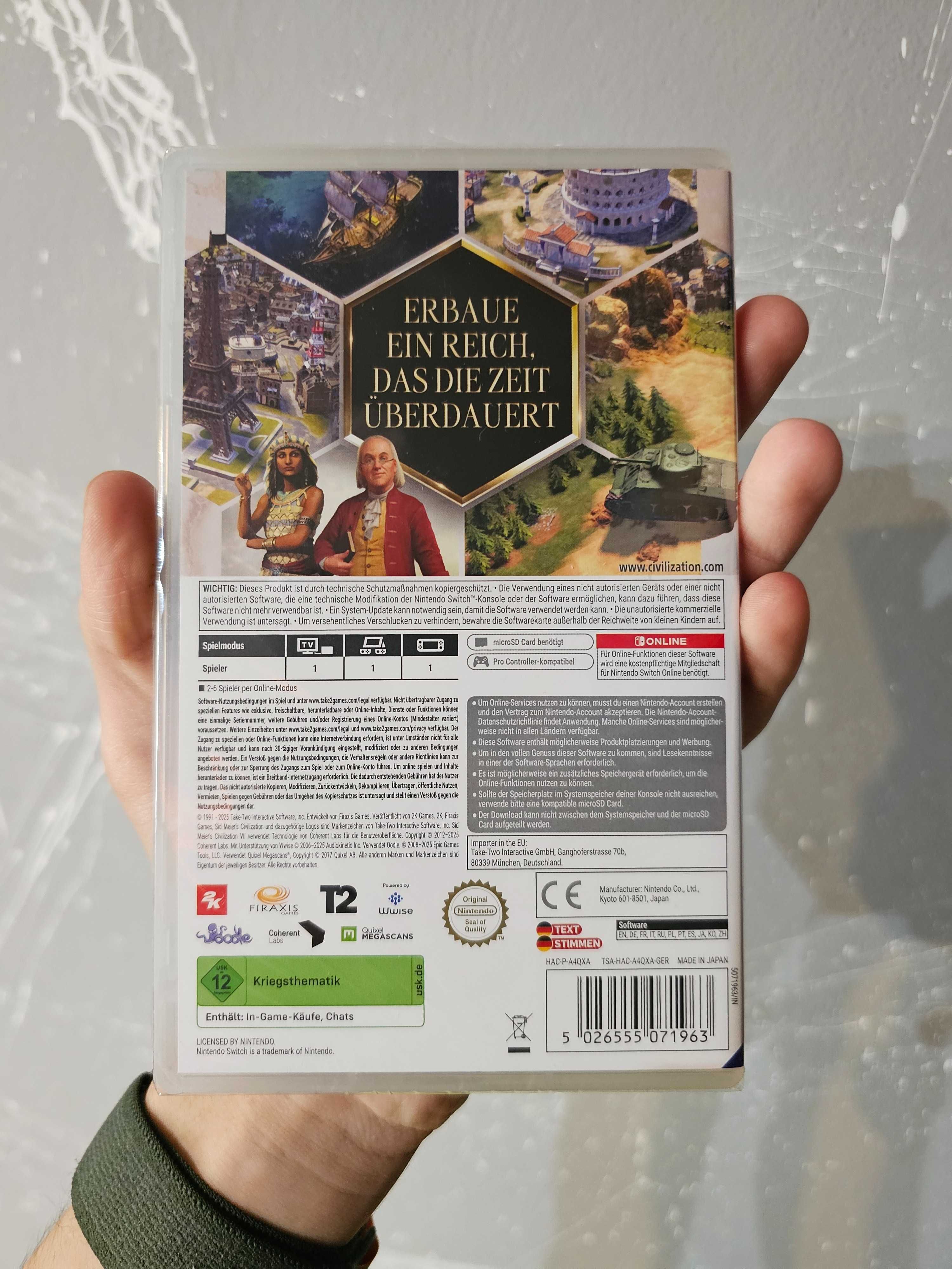 Civilization VII (sigilat) joc nintendo switch