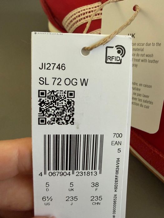 Adidas - adidasi noi, cu eticheta, la cutie, 38 din piele plus textil