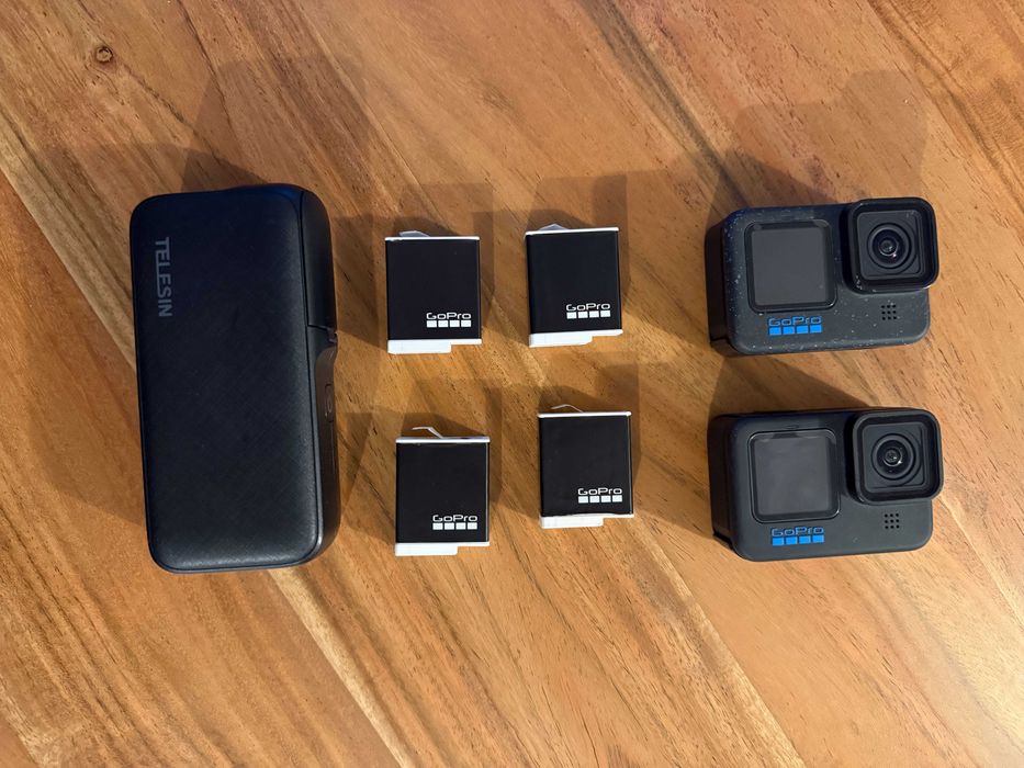 GoPro 12 & GoPro 11 + Incarcator Telesin 10.000mAh