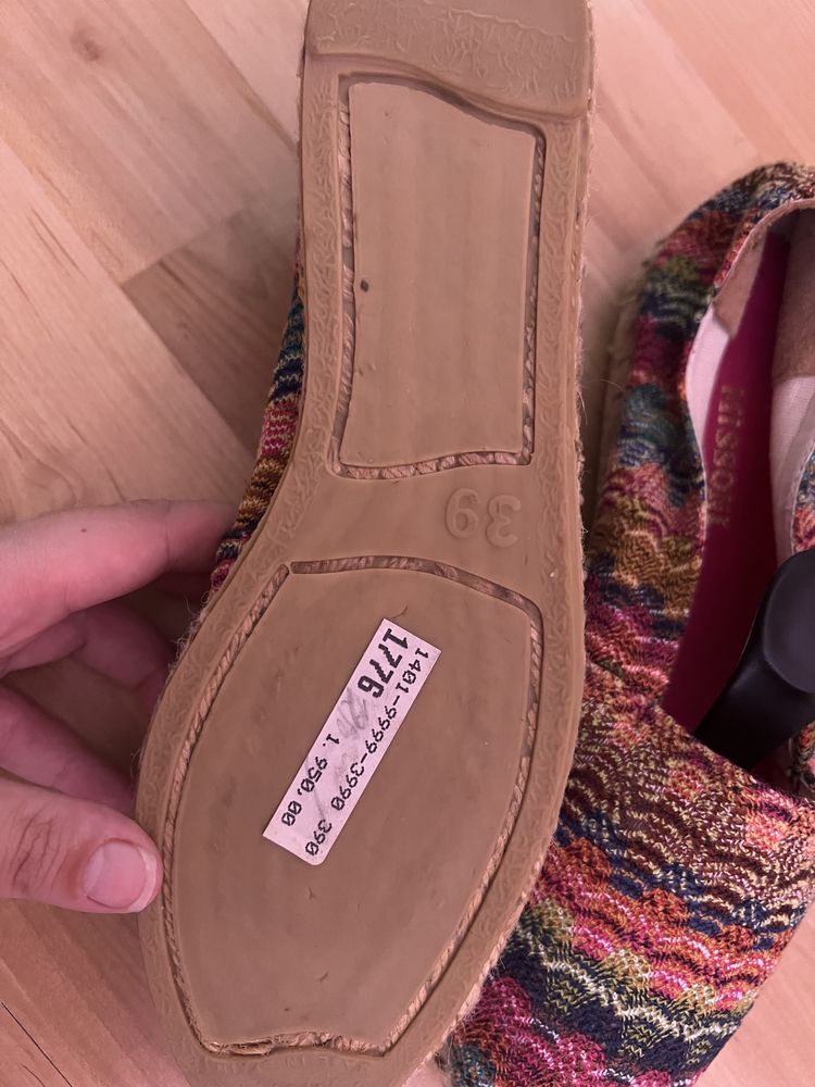 Espadrile Missoni noi