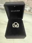 Inel Glamira Kalpita – aur alb 585, diamant verde + briliante
