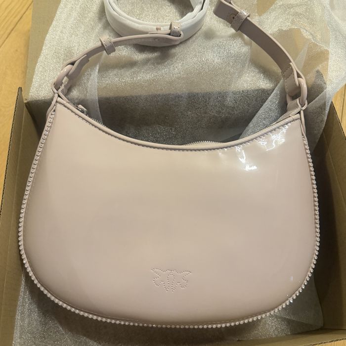 Оригинална чанта Pinko от естествена кожа