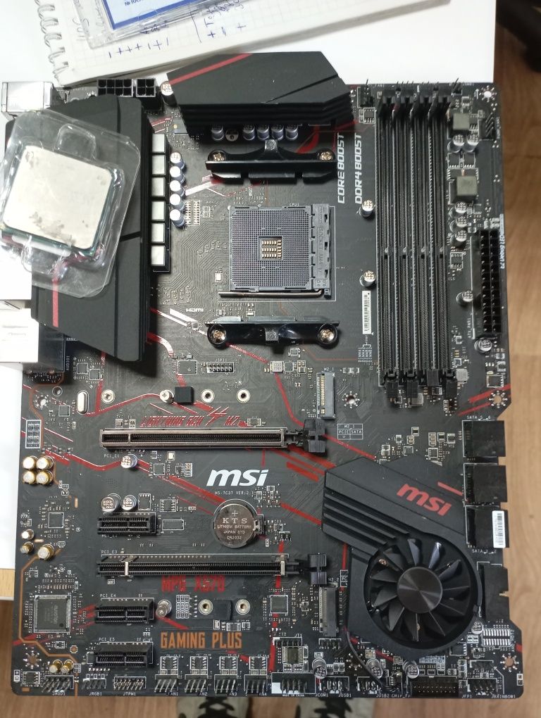 Мат плата и ЦП MSI X570 gaming plus и Ryzen 5 2600