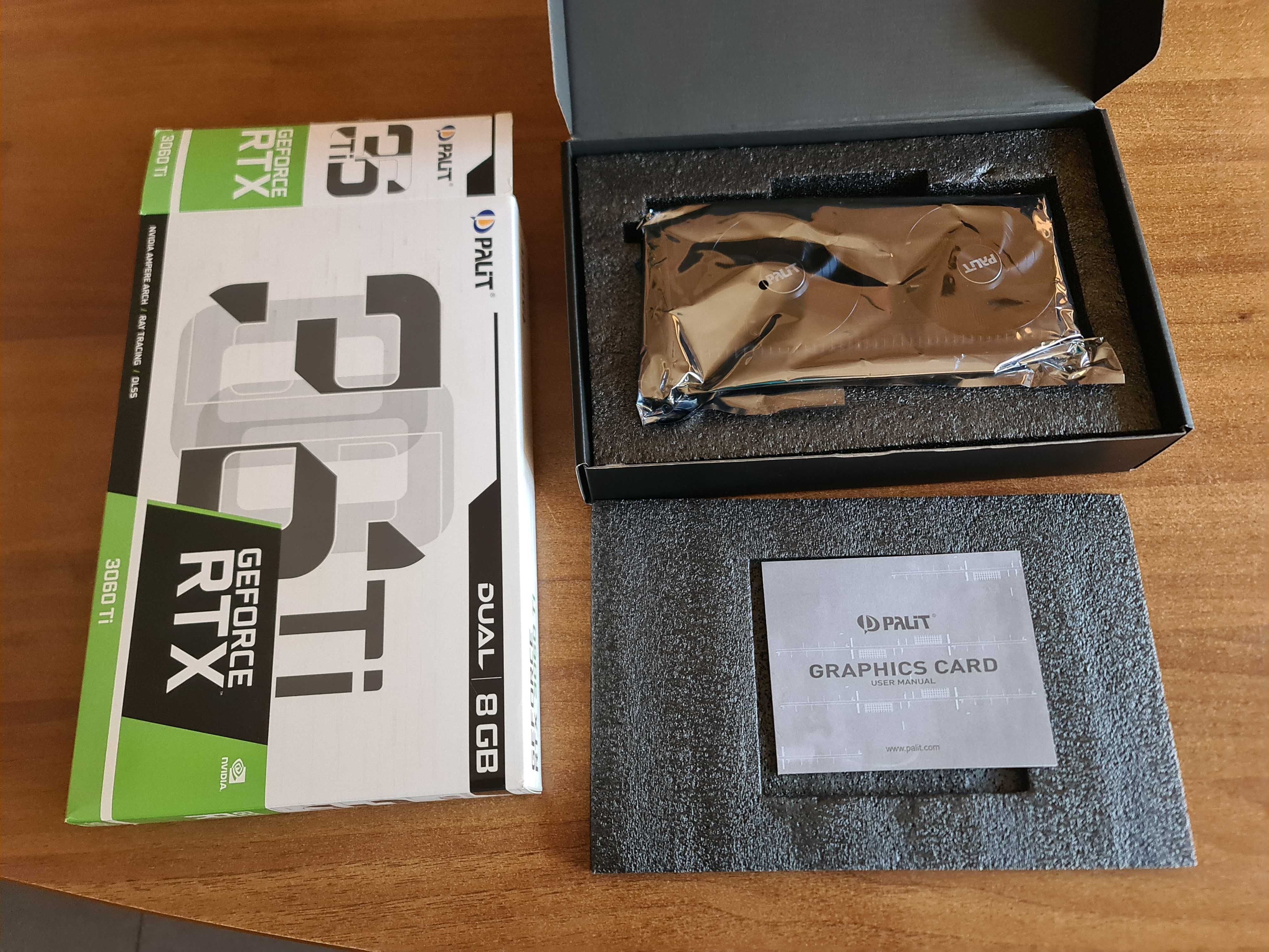 Видеокарта PALIT RTX 3060ti, 8GB ram