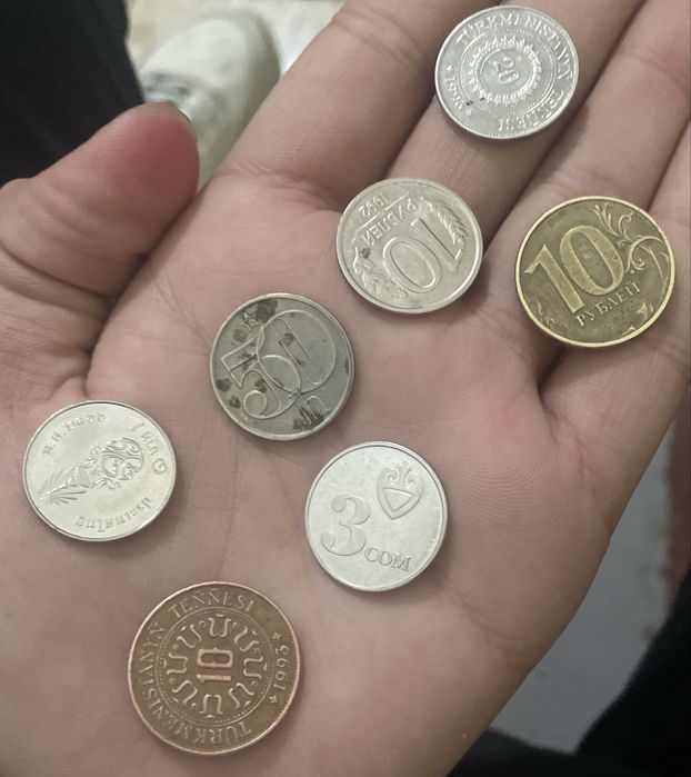 рубль, сом,лира ва йана бошка тангалар