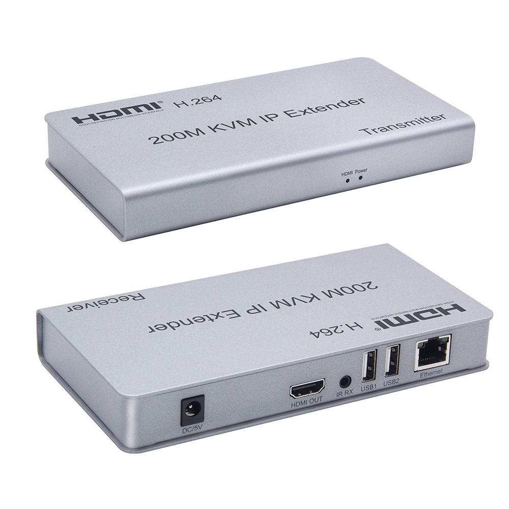 HDMI 200 M IP KVM Extender HDMI удлинитель