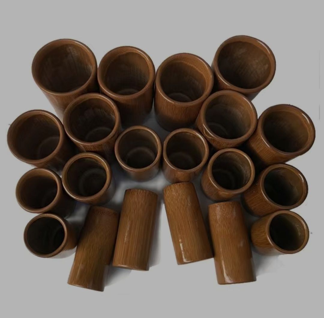 Бамбуковые банки 12 см 6-7диаметр, 10 см 5-6диаметр