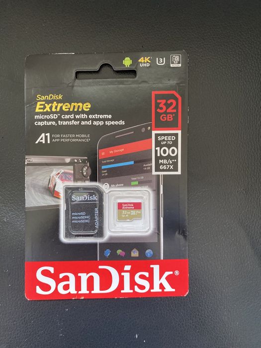 2 Carduri de memorie super oferta SanDisk Extreme 32GB.Original.Sigila
