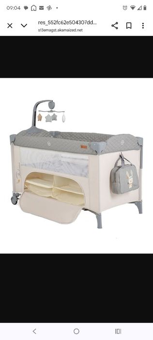 Pătuț bebeluși+saltea cocos