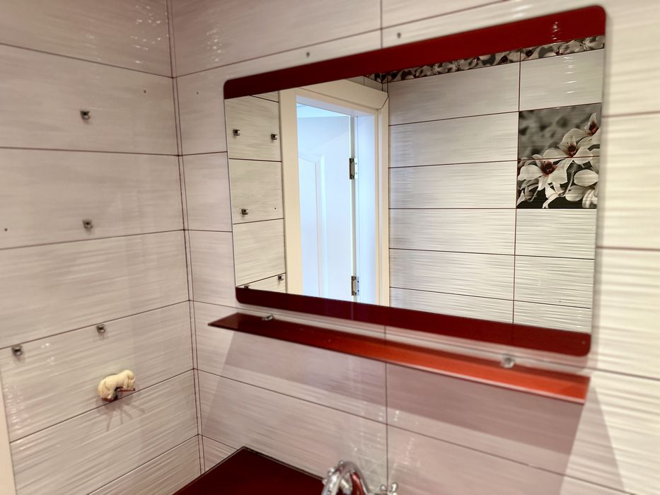 Комплект мивка от стъкло и огледало