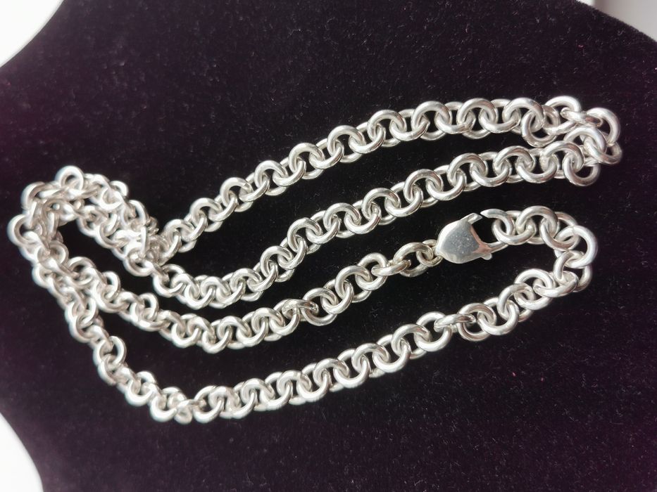 Lant masiv din argint 925 zale rotunde