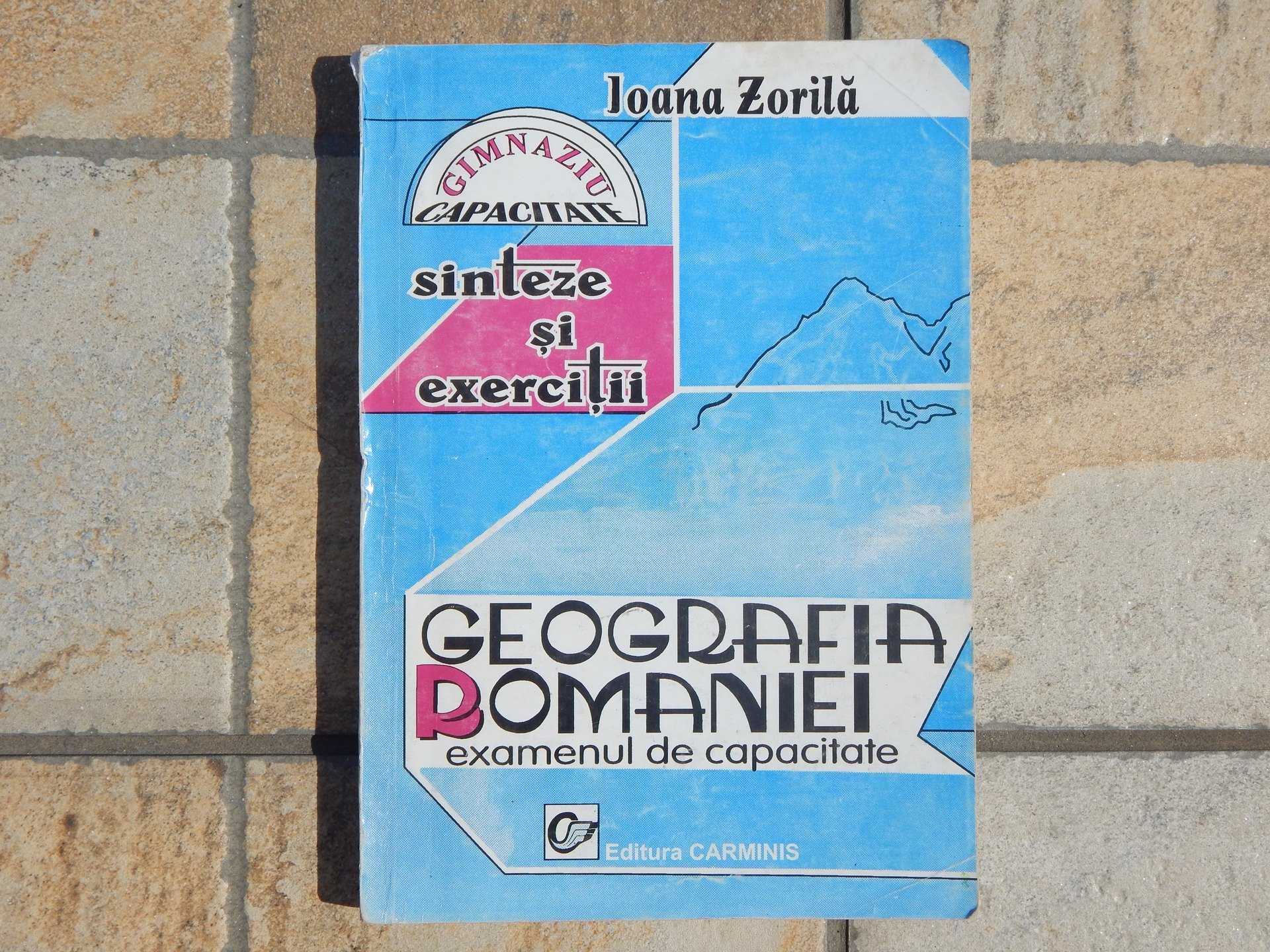 Geografia Romaniei sinteze exercitii capacitate Zorila 1997