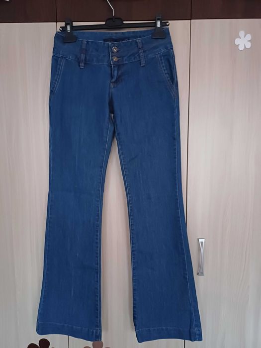 Pant blugi Zara, HM, Berska, Stradivarius, Mango, mar. M
