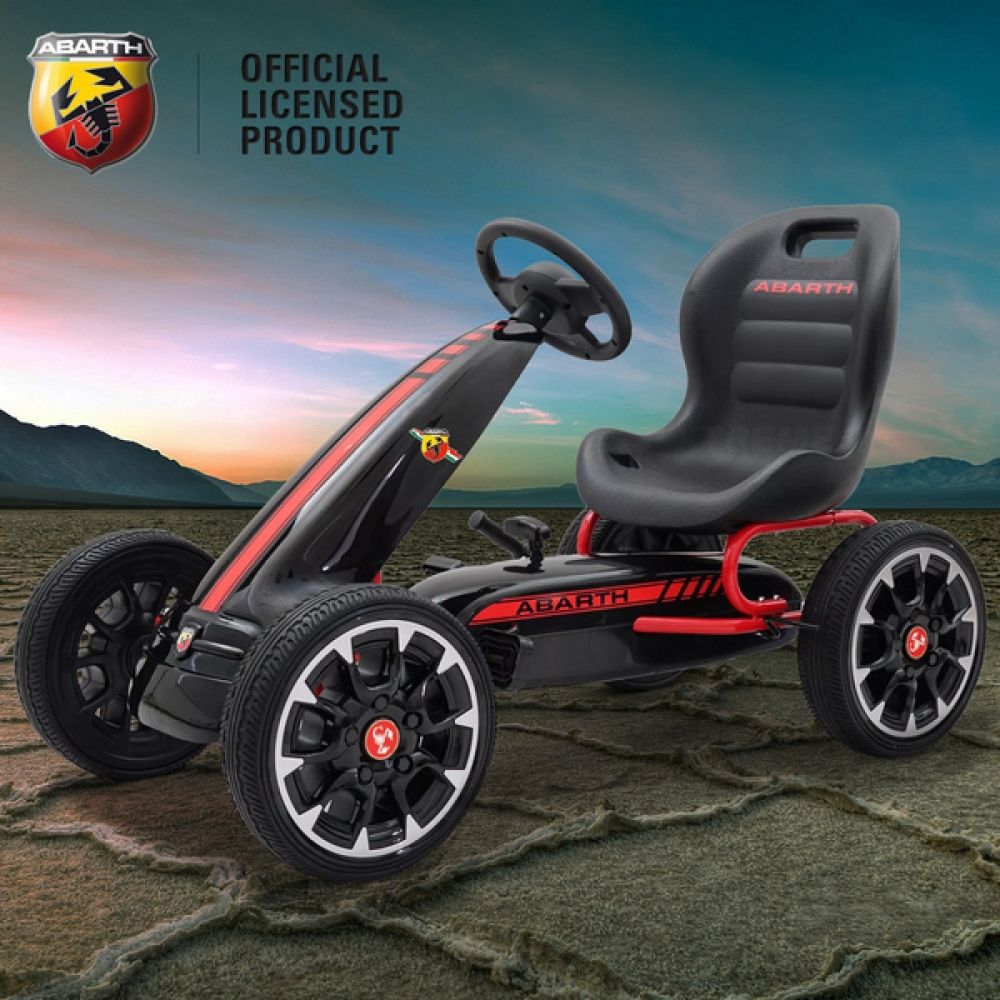 Картинг Abarth pedalGoKart с меки гуми