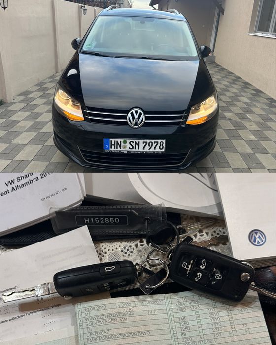 VW Sharan 7 Locuri Disel 2 litri, An 2014