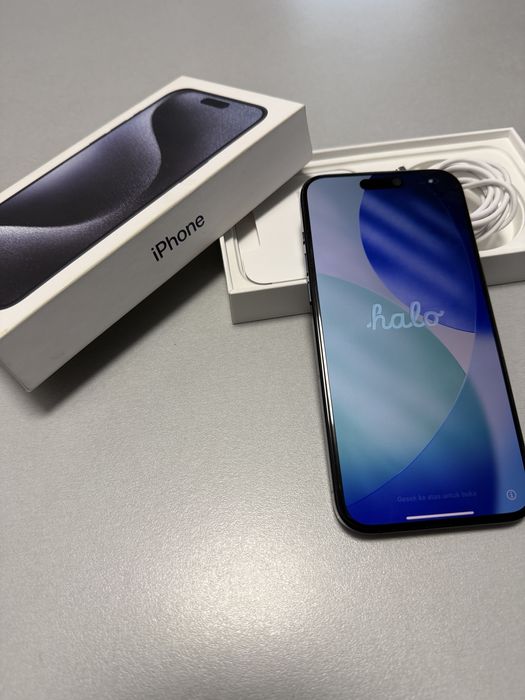 Iphone 15 PRO Max 256gb full box Blue Titanium
