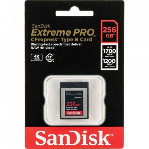 SanDisk CFexpress Extreme Pro Type B, Card memorie 256GB