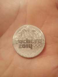 Монета 25 рублей. Олимпиада Сочи 2014