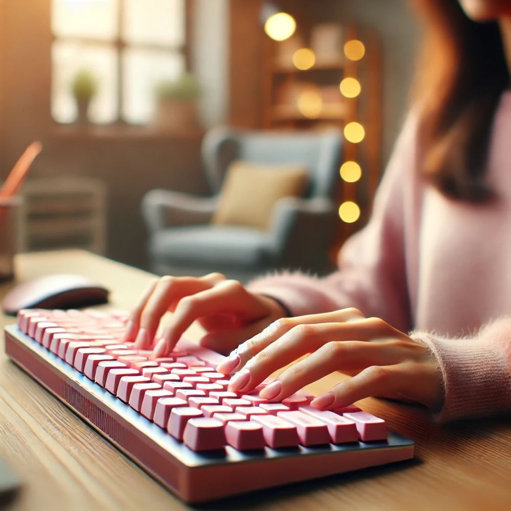 Клавиатура Logitech POP Keys розовый