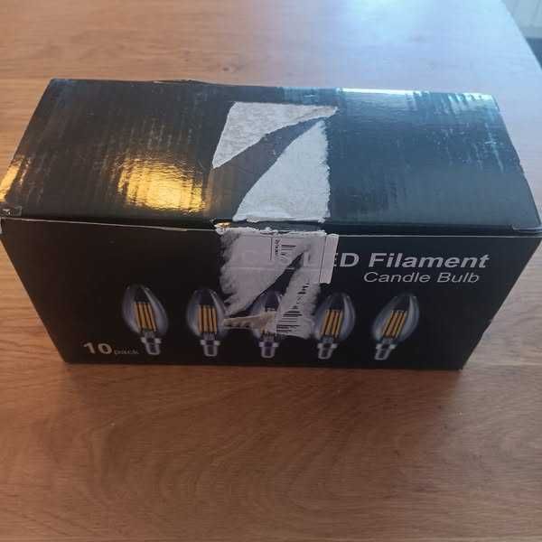 НОВ! Комплект 10 бр. LED крушки E14 4W, димиращи