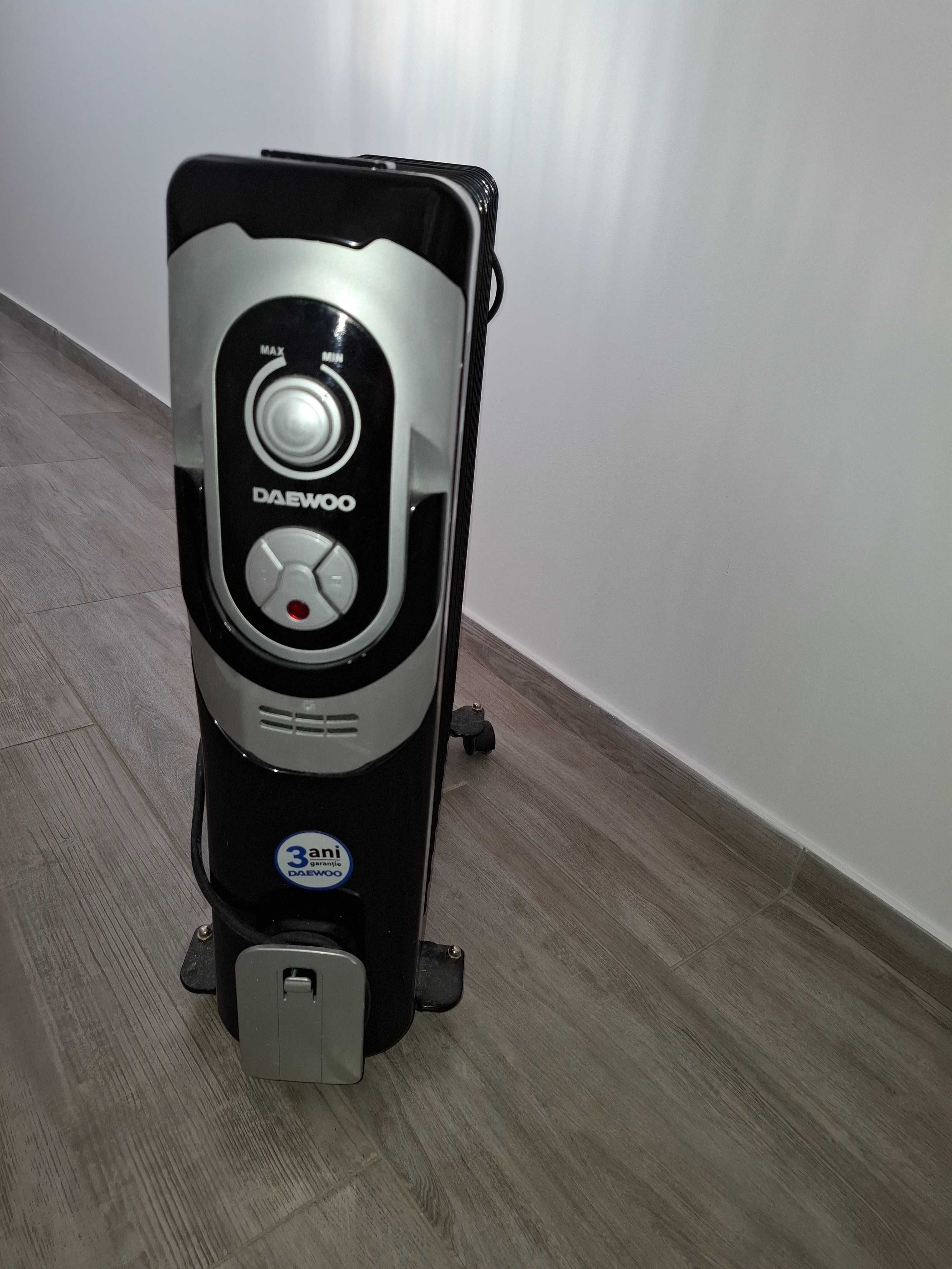 Calorifer electric negru