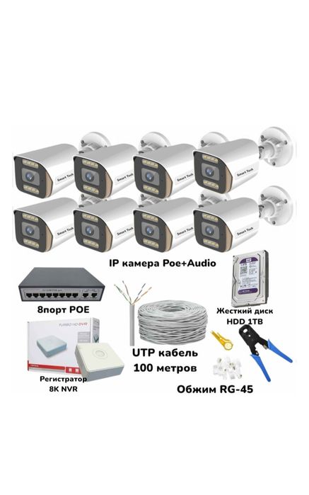 Установка видеонаблюдение