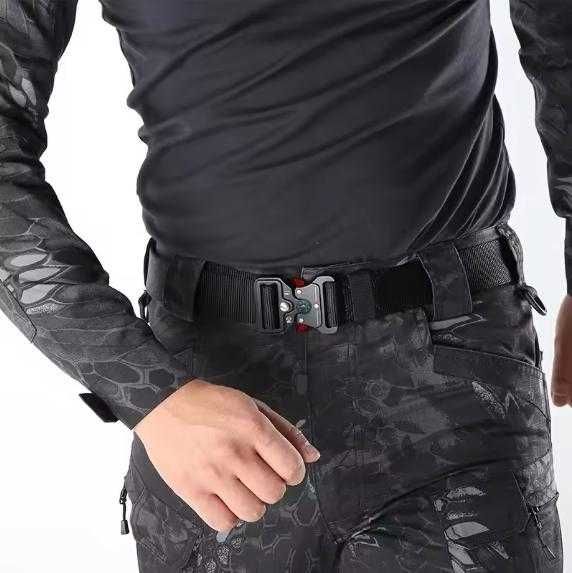 Боен Тактически Колан Airsoft Belt Стрелба Туризъм Лов Страничен Кобур