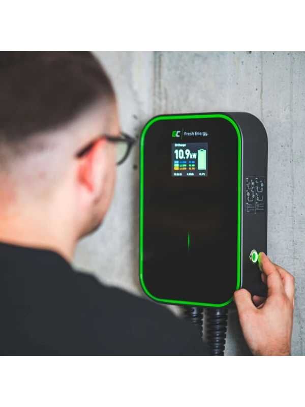 Зарядна станция 22kW с кабел тип 2 - 5м, за зареждане Wallbox GC EV