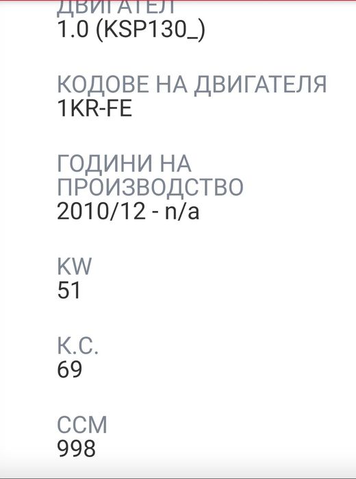 Радиатор за климатик Toyota Yaris 2010 1.0 бензин