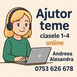 Ajut cu teme, meditaţii şi activități creative clasele 1-4 *