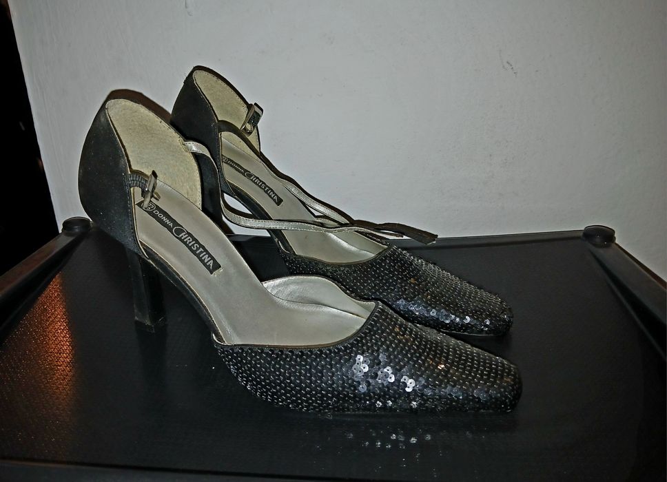 Pantofi dama cu paiete